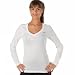 NIKE Damen Langarm T-Shirt Solid AD Swoosh V Neck
