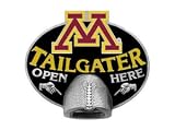 Bergamot 40097 Minnesota Golden Gophers Tailgater Bottle Opener Hitch Cover 9x4x6-in.