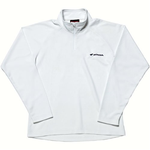ホンダ：長袖Tシャツ クールマックス/COOL MAX ハイネック ロングスリーブ ホワイト 0SYES-J5J