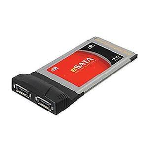 Vantec UGT-ST350CB 2-Port eSATA II-150 PCMCIA CardBus Black