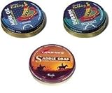 Leather Boot Care & Waterproofing Sampler - Tarrago Dubbin, Mink Oil and Saddle Soap (1 tin of each)