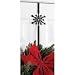 Snowflake Over the Door Wreath Hanger - Wrought Iron
