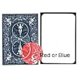 Blank Face Bike Poker Blue bicycle playing magic tricks