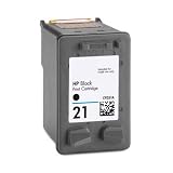 Electronics : TeckNet Compatible HP No. 21 Inkjet Cartridge Black Ref C9351AE
