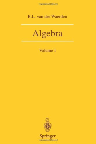 algebra volume i