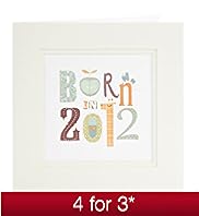 Frame It Born In 2012 Boy Birthday Card