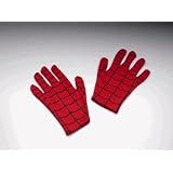Spiderman Gloves - Red - Black