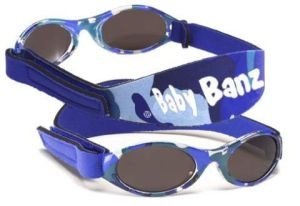 Childrens Toyshop   : Baby Banz sunglasses 0-2 Camoflage Blue