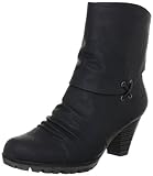 Rieker 98083-00, Damen Fashion Halbstiefel & Stiefeletten, Schwarz (nero 00), EU 39