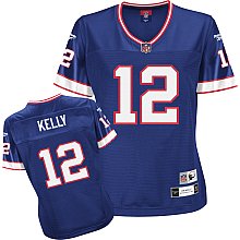 Reebok Buffalo Bills Jim Kelly Women's Throwback Premier Jersey Extra Large