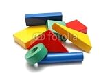 Wallmonkeys Peel and Stick Wall Decals - Building Blocks 3 - 24"W x 16"H Removable Graphic