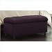 Tufted Storage Bench in Purple