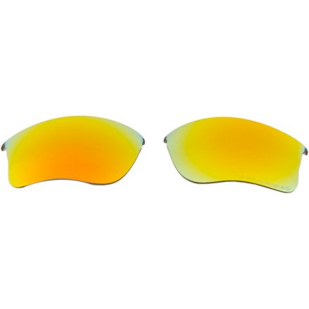 Oakley Flak Jacket XLJ Replacement Lens Fire Iridium Polarized, One Size