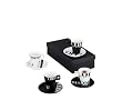 Zeller 26541 Cappuccino-Set, 8-tlg., "Coffee Style", Porzellan