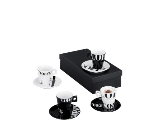 Zeller 26541 Cappuccino-Set, 8-tlg., \"Coffee Style\", Porzellan Preisvergleich