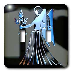 Zodiac Signs Horoscope - Virgo Zodiac Sign - Light Switch Covers - double toggle switch
