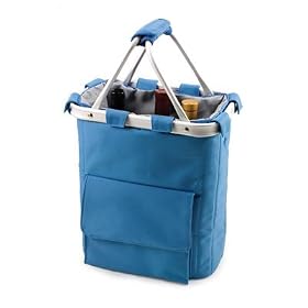 Picnic Time Metro Trio Wine and Cheese Insulated Basket or Tote