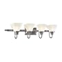 Minka Lavery Mission Ridge 5584-84 Large Reversible 4-LT 400w (10"H x 33"W) Vanity Light in Nickel