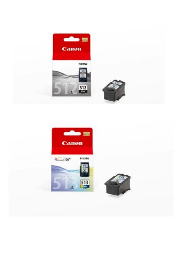 2 Original Druckerpatronen -PG512 black/CL513 color für Canon Pixma IP2702 Reviews