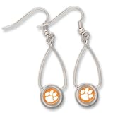 Clemson Tigers Official Logo French Loop Earrings
