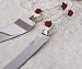 Flower of Love In Romantic Red Cake Serving Set