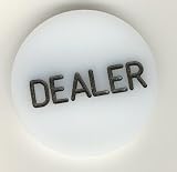 Trademark Professional Dealer Button, White