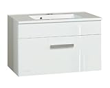 Ambientehome 54055 Waschplatz Ket 46.5 x 60 x 51 cm, weiß