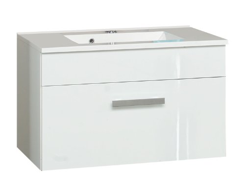Ambientehome 54055 Waschplatz Ket 46.5 x 60 x 51 cm, weiß