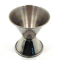 1 2 x 1 Ounce Stainless Steel Bar Jigger (04-0340) Category: Bar Jiggers by American Metalcraft