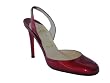 CHRISTIAN LOUBOUTIN Matador Slingback Shoes in Red Pave