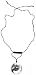 Mabe Blister Pearl 30-50mm w/ Black Cord, 18