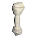 3 Champion Large White Rawhide Knotted Dog Bone Treats