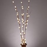 Gerson 39-Inch Electric Pussy Willow Lighted Branch