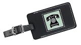 Phone Leather Luggage Tag