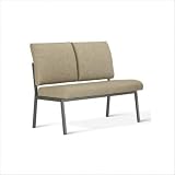 Europa Bruce Accent Bench Metal Finish: Oxidado, Seat Type: Ebony