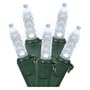 LiteSource 41313 - 25 Light Green Wire Pure White LED Miniature Christmas Light String Set