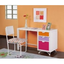 Powell Little MissMatched Student Desk and Chair Set by Furniture