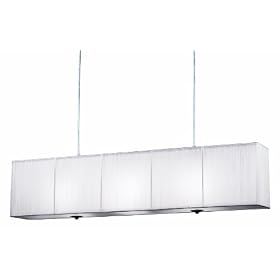 Eurofase 12527-014 Canly 3-Light Pendant, Chrome White