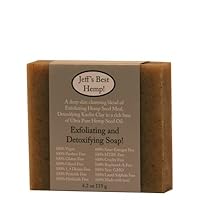 Jeff's Best Hemp! Exfoliating and Detoxifying Soap!