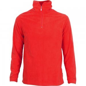 Killtec 14410  Unisex/Herren Microfleece-Rolli mit RV Namara, rot (400), XL