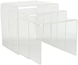 Kare 9029 3-Satztisch Acryl, transparent
