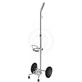   Adjustable Cylinder Cart for Oxygen Tank Holder Cart; Fits D & E Size Tanks; Brand New