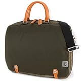 [ラガシャ] LAGASHA 3WAYブリーフケース 横型 ビジネスバッグ Gene ジーン 7563 (3.カーキ)