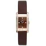 ESQ by Movado Women's 7101322 Diamond Accented Mother Of Pearl Leather Strap Watch