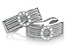18K White Gold Matte-Finish Handwoven Mesh