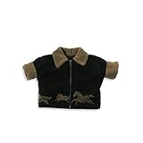 Sale Cheap Corky & Company - Newborn Boys Fleece Jacket, Black, Tan Online