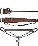 Royal Canes Hammock Seat Cane w/ Carry Bag - Non Adjustable - Genuine Leather