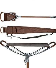 Royal Canes Hammock Seat Cane - With Carry Bag - Non Adjustable, Genuine Leather 90317
