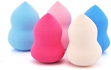 Moke Ele 5 Pcs Bottle Gourd Sponge Flawless Smooth Pro Beauty Makeup Powder Puff