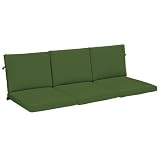 Strathwood Falkner 3-Seater Deep Lounge Sofa Polyester Cushions, Set of 6, Solid Wasabi